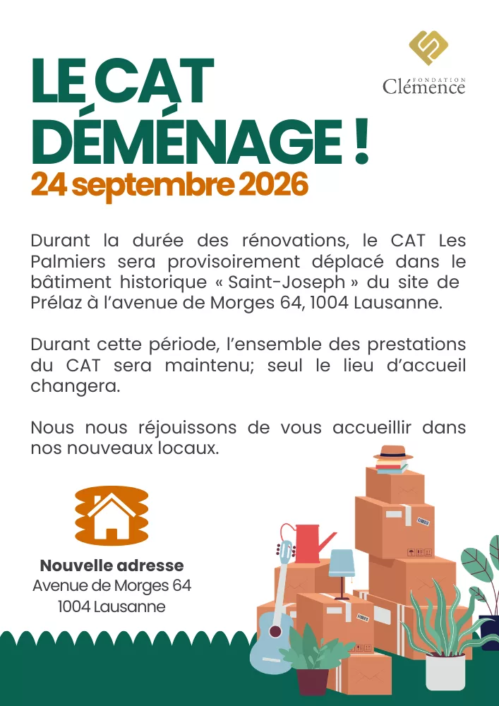 Fondation Clémence - Le CAT Demenage