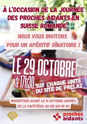 Fondation Clémence - Affiche aperitif dinatoire